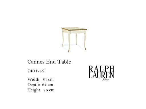 [MHT-001692] CANNES ESTATE END TABLE      0492-48138