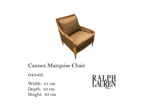[MHT-001693] CANNES MARQUISE CHAIR