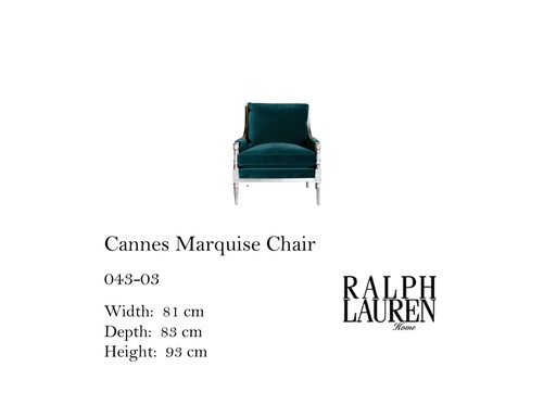 [MHT-001694] CANNES MARQUISE CHAIR