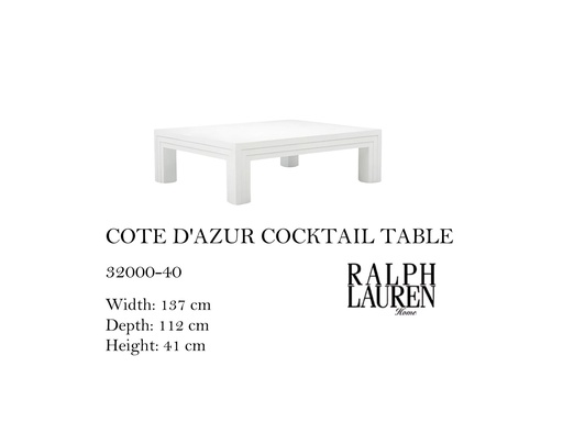 [MHT-002072] COTE D'AZUR COCKTAIL TABLE