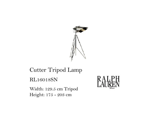 [MHT-002123] CUTTER TRIPOD LAMP