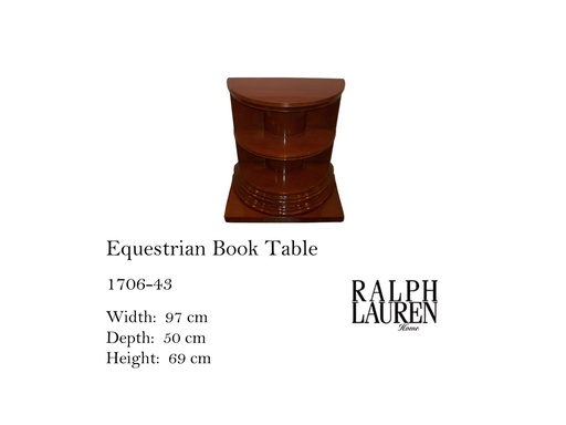[MHT-002274] EQUESTRIAN BOOK TABLE