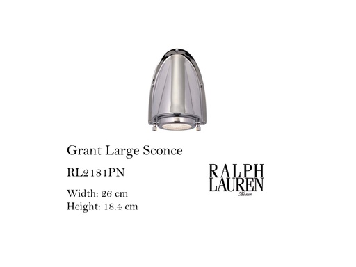 [MHT-002418] GRANT LARGE SCONCE