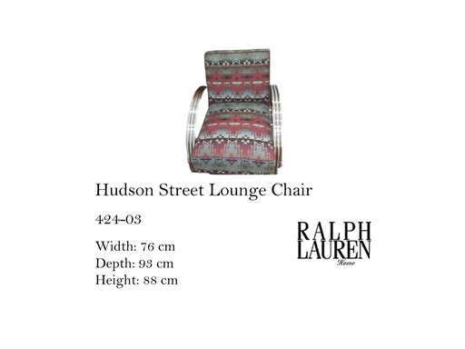 [MHT-002487] HUDSON STREET LOUNGUE CHAIR
