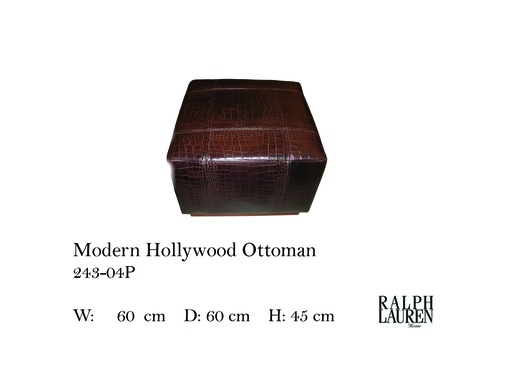 [MHT-002878] MODERN HOLLYWOOD OTTOMAN