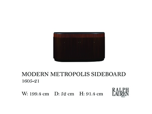 [MHT-002886] MODERN METROPOLIS SIDEBOARD
