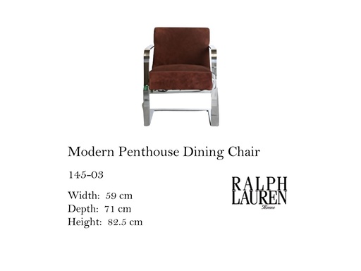 [MHT-002889] MODERN PENTHOUSE DINING CHAIR