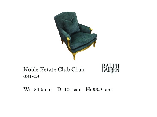 [MHT-002941] NOBLE ESTATE CLUB CHAIR