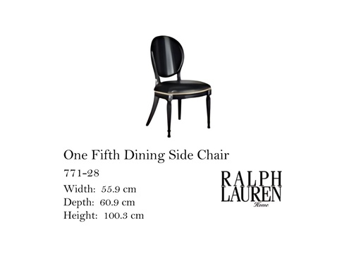 [MHT-002972] ONE FIFTH DINING SIDE CHAIR