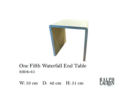 [MHT-002982] ONE FIFTH WATERFALL END TABLES