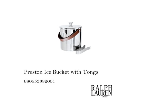 [MHT-003229] PRESTON-ICE BUCKET & TONGS