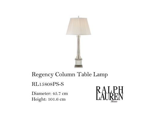 [MHT-003265] REGENCY COLUMN TABLE LAMP