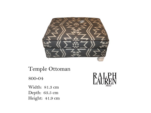 [MHT-003615] TEMPLE OTTOMAN