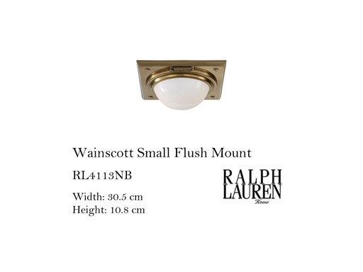 [MHT-003833] WAINSCOTT SMALL FLUSH MOUNT