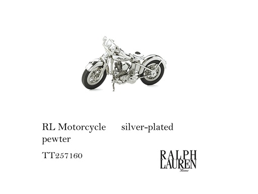 [MHT-004024] RL MOTORCYCLE      SILVER-PLATED PEWTER