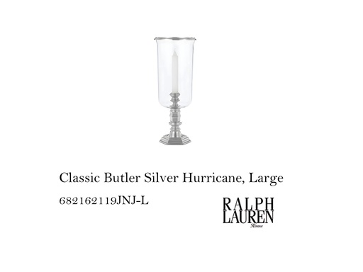 [MHT-004205] Classic Butler Silver Hurricane, Large