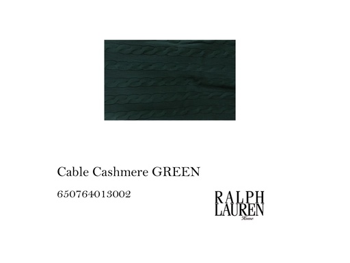 [MHT-004228] Cable Cashmere Green