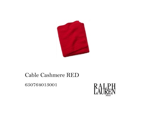 [MHT-004229] Cable Cashmere Red