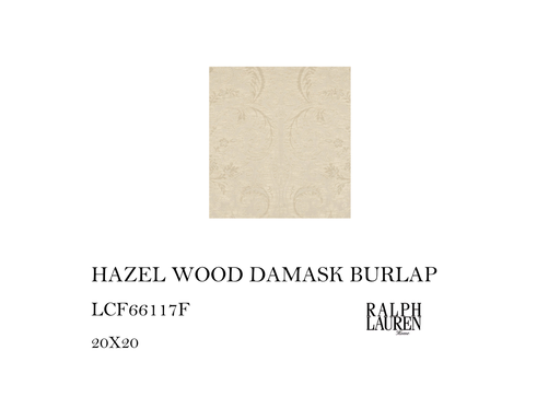 [MHT-004372] HAZEL WOOD DAMASK BURLAP