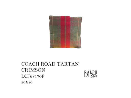[MHT-004380] COACH ROAD TARTAN CRIMSON