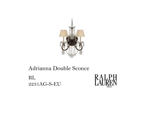 [MHT-004404] Adrianna Double Sconce