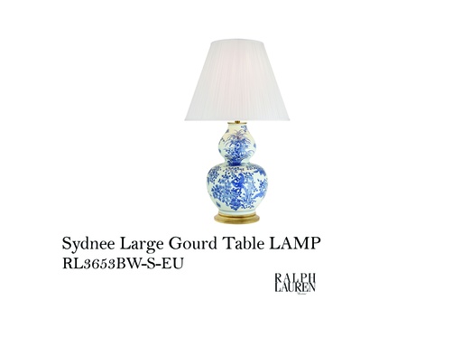 [MHT-004412] Sydnee Large Gourd Table LAMP