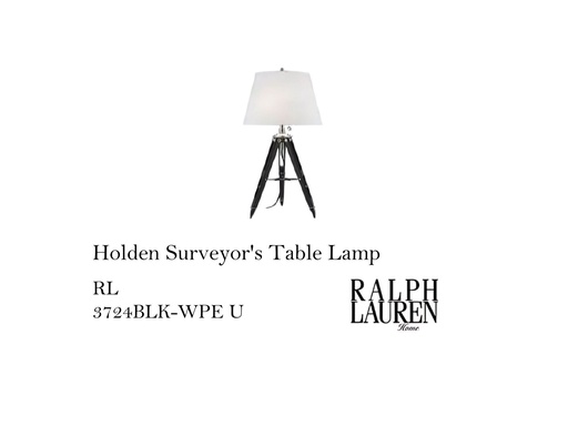 [MHT-004413] Holden Surveyor's Table Lamp BLK