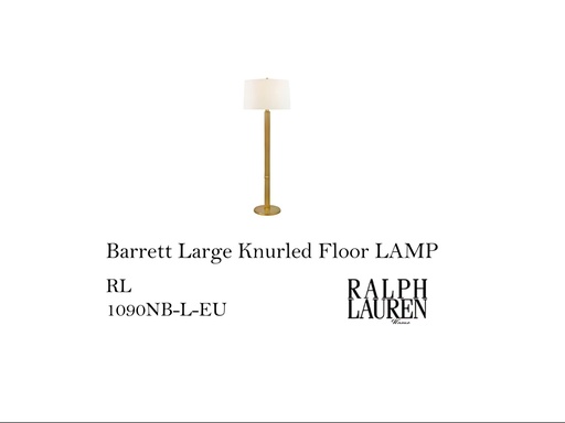 [MHT-004415] Barrett Large Knurled Floor LAMP
