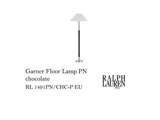 [MHT-004423] Garner Floor Lamp PN chocolate