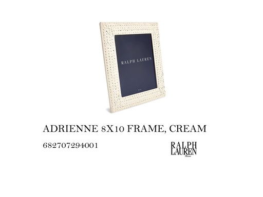 [MHT-004484] ADRIENNE 8X10 FRAME, CREAM