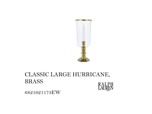 [MHT-004494] CLASSIC LARGE HURRICANE, BRASS