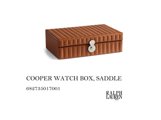[MHT-004514] COOPER WATCH BOX, SADDLE