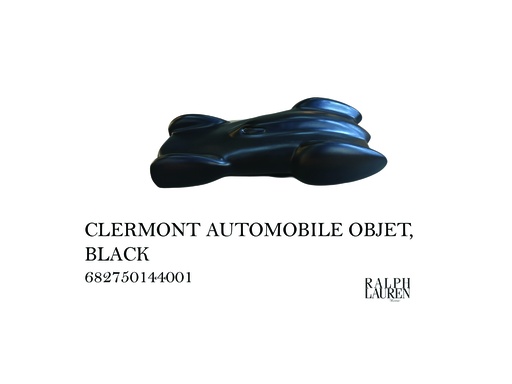 [MHT-004521] CLERMONT AUTOMOBILE OBJET, BLACK