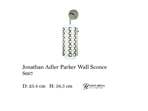 [MHT-002575] JONATHAN ADLER PARKER HANGING WALL SCONCE