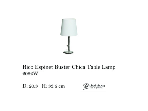 [MHT-004040] RICO ESPINET BUSTER CHICA TABLE LAMP