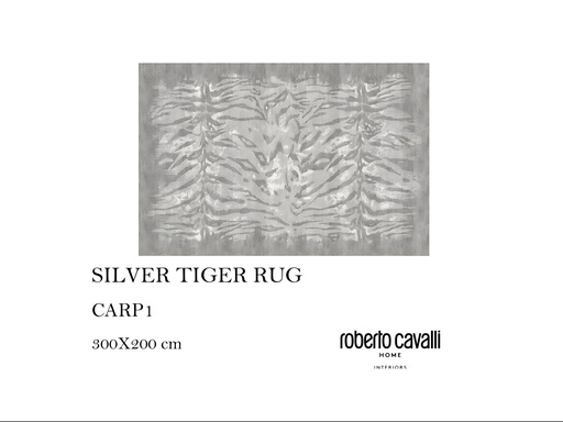 [MHT-000895] SILVER TIGER RUG