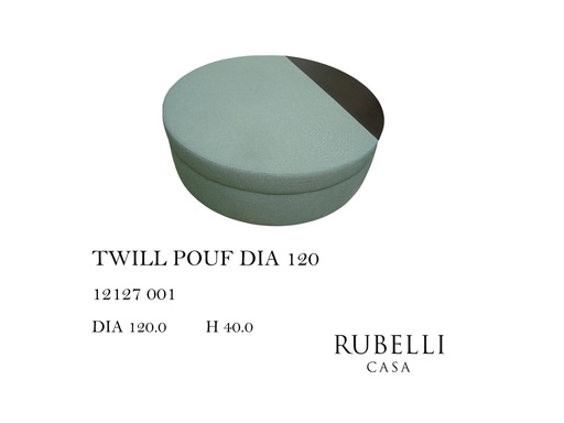 [MHT-004787] TWILL POUF DIA 120