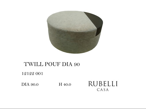 [MHT-004788] TWILL POUF DIA 90
