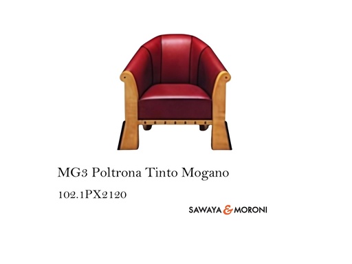[MHT-002835] MG3 POLTRONA TINTO MOGANO