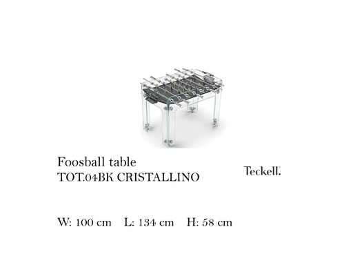 [MHT-000622] CRISTALLINO Foosball Table