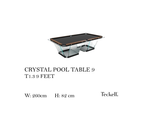 [MHT-000813] CRYSTAL POOL TABLE 09"