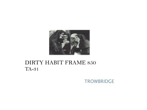 [MHT-002195] DIRTY HABIT FRAME