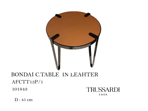 [MHT-000262] BONDAI C.TABLE IN LEAHTER