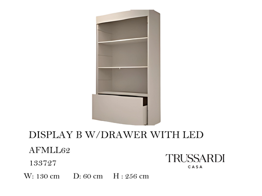 [MHT-000276] DISPLAY B W/DRAWER WITH LED