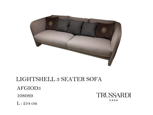 [MHT-000296] LIGHTSHELL 3 SEATER SOFA