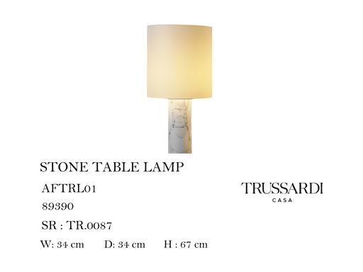 [MHT-000320] STONE TABLE LAMP
