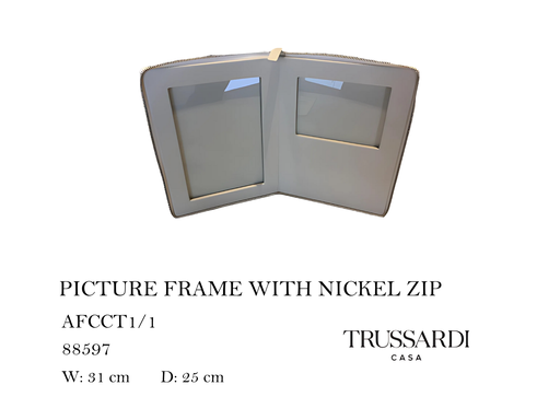 [MHT-000327] PICTURE FRAME WITH NICKEL ZIP