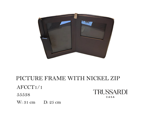 [MHT-000328] PICTURE FRAME WITH NICKEL ZIP