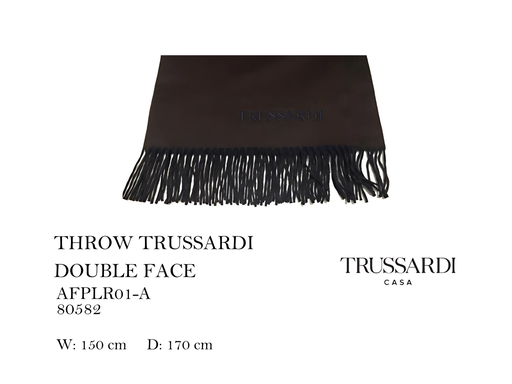 [MHT-000361] THROW TRUSSARDI DOUBLE FACE