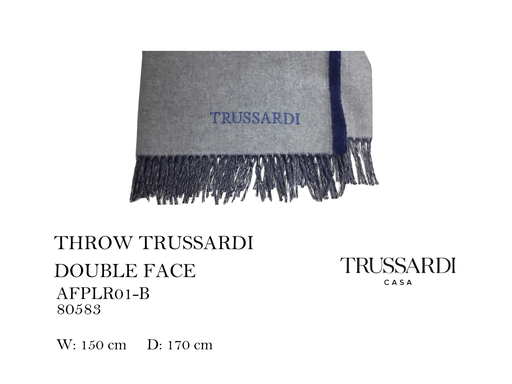 [MHT-000362] THROW TRUSSARDI DOUBLE FACE